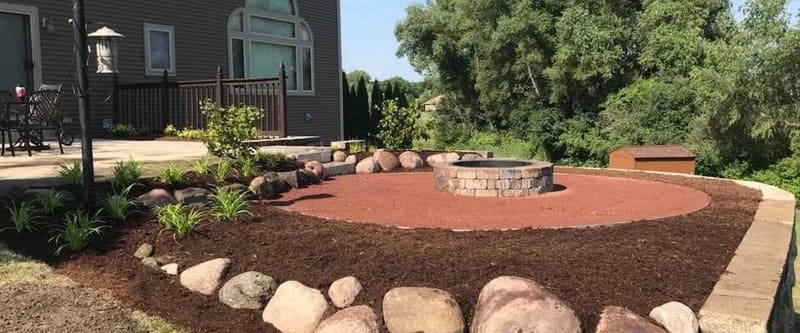 Completed Legacy Landscaping project in Southeastern Wisconsin.